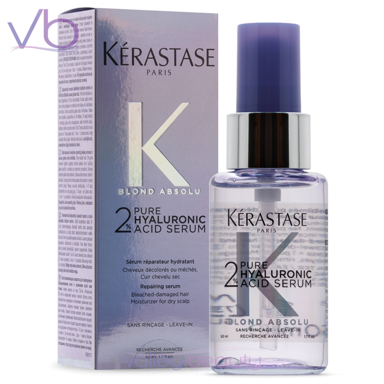 Kerastase Blond Absolu 2% Pure Hyaluronic Acid Serum | Repairing Treatment, 50ml