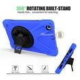 thumbnail image 7 of Dteck Case For Samsung Galaxy Tab A 8.0 SM-T290 T295 (2019 Released), Shockproof Armor Heavy Duty Drop Protection Shield Cover Kickstand Handstrap Palmstrap Rubber Hard Case 8 inches,Blue, 7 of 7