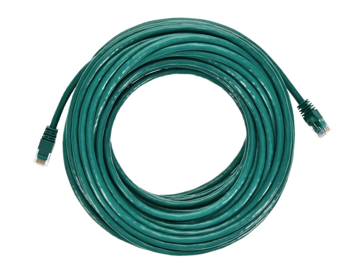 Monoprice 50' 24AWG Cat6 UTP Ethernet Network Cable Green 102324