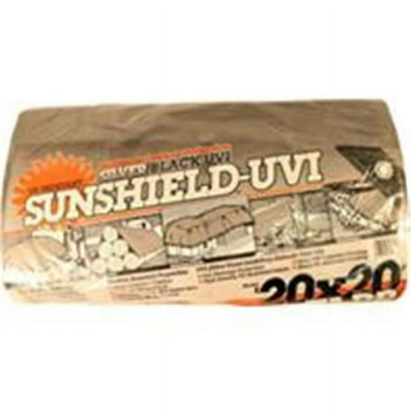 Silver Black Tarp (6oz)