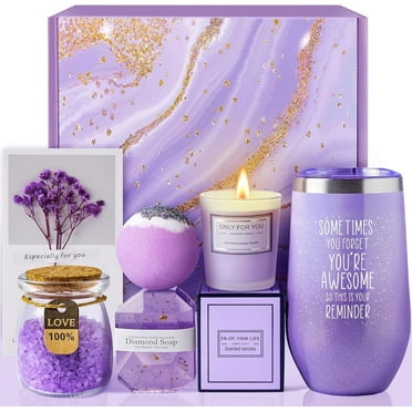 Mothers Day Gift Birthday Gift Christmas, Valentine's Day Gift, - Lavender Spa Gift Basket Set