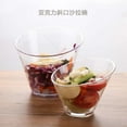 thumbnail image 7 of 3pcs Clear Salad Bowls Oblique Angled Bowls Party Dessert Bowls Snack Bowls Fruit Bowl, 7 of 7