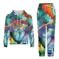 thumbnail image 5 of Dragon Wings Of Fire Pullover Hoodie And Sweatpants 2 Pieces Sweatsuit Jogging Pants Outfit Set for Boys Girls, 5 of 8