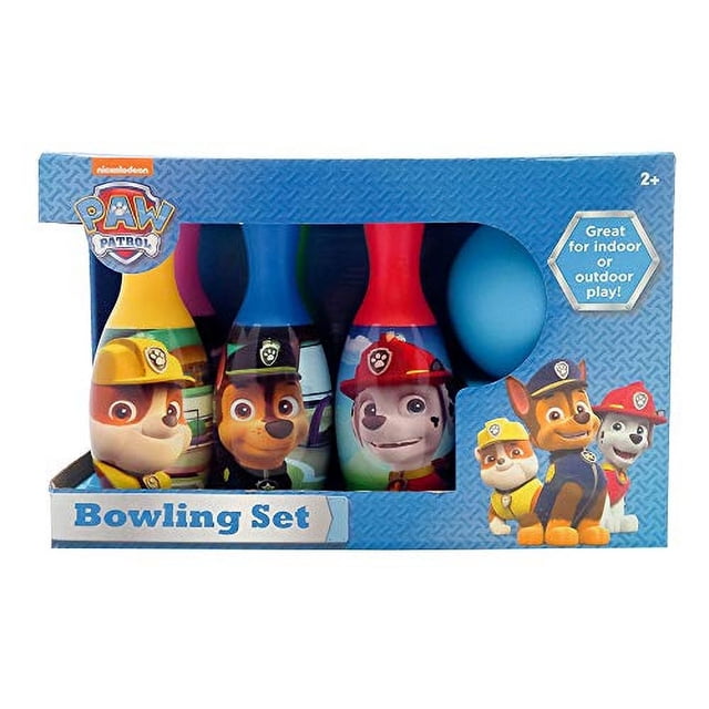Set de Bolos Paw Patrol 6 Alfileres 1 Bola