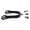Black, variant on Western Boy Spur with Replaceable Head Aluminum Alloy Horse Boot Spur Decoration For Professional Training Equestrians