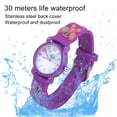thumbnail image 4 of Reloj Impermeable De Dibujos Animados Para Niños Lindo Patrón Exquisito Para Niños Reloj De Pulsera De Muñeca De Color Púrpura Rosa Rojo Pvc Acrílico PC De Acero Inoxidable, 4 of 7