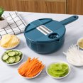thumbnail image 2 of Kearding Juego de picadora de verduras para ensalada, rebanadora, trituradora, rallador, herramientas de cocina, colador multifunción, ajo Cocina y Comedor, 2 of 6