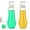 White 2P, variant on Jimin Glass Mouthwash Dispenser for Bathroom,8.8oz Refillable Mouth Wash Container Bottle with Lid Cup,Small Clear Mouthwash Dispensers Decanter for Countertop,Set of 2