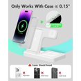 thumbnail image 3 of YIYUN 3-in-1 Wireless Charging Station for Apple Devices – Fast Charger Stand for iPhone 16/15/14/13/12/11 Series, Apple Watch Ultra/SE/10–2, and AirPods 4/3/2/Pro., 3 of 18