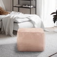 thumbnail image 2 of Castle Place 24" Velvet Pouf, Light Pink, 2 of 6