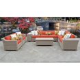 thumbnail image 2 of Ensemble de Meubles de Patio en Osier d'Extérieur 11 Pcs en Tangerine, 2 of 2