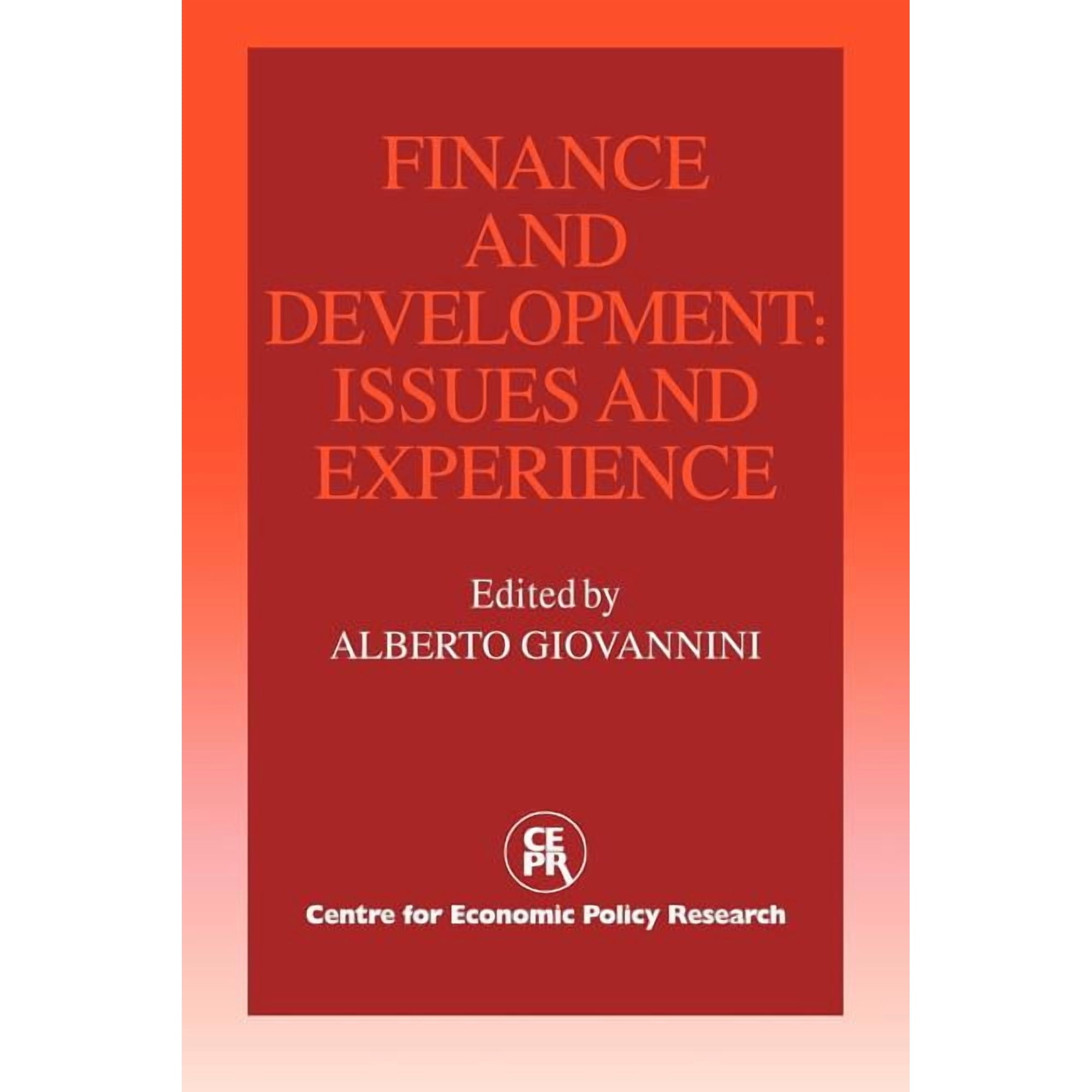 Finance and Development: Issues and Experience (Paperback)