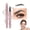 Gray, variant on Microblading Eyebrow Pencils for Women, 2026 Upgraded 4-Tip 3D Waterproof Brow Pencil, Long Lasting Fine Fork Tip Pen for Natural Hair-Like Brows(Black)