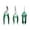 Green, variant on Pruning Shears, 3 Pack Garden Shears, Pruning Shears for Gardening, Garden Scissors, Garden Clippers, Gardening Snips, Hand Pruner For Gardening With Stainless Steel Blades