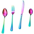 thumbnail image 1 of Juego de cubiertos para niños, cubiertos reutilizables para niños, incluye tenedor, cuchillo, cucharas de mesa para comer, 1 of 5