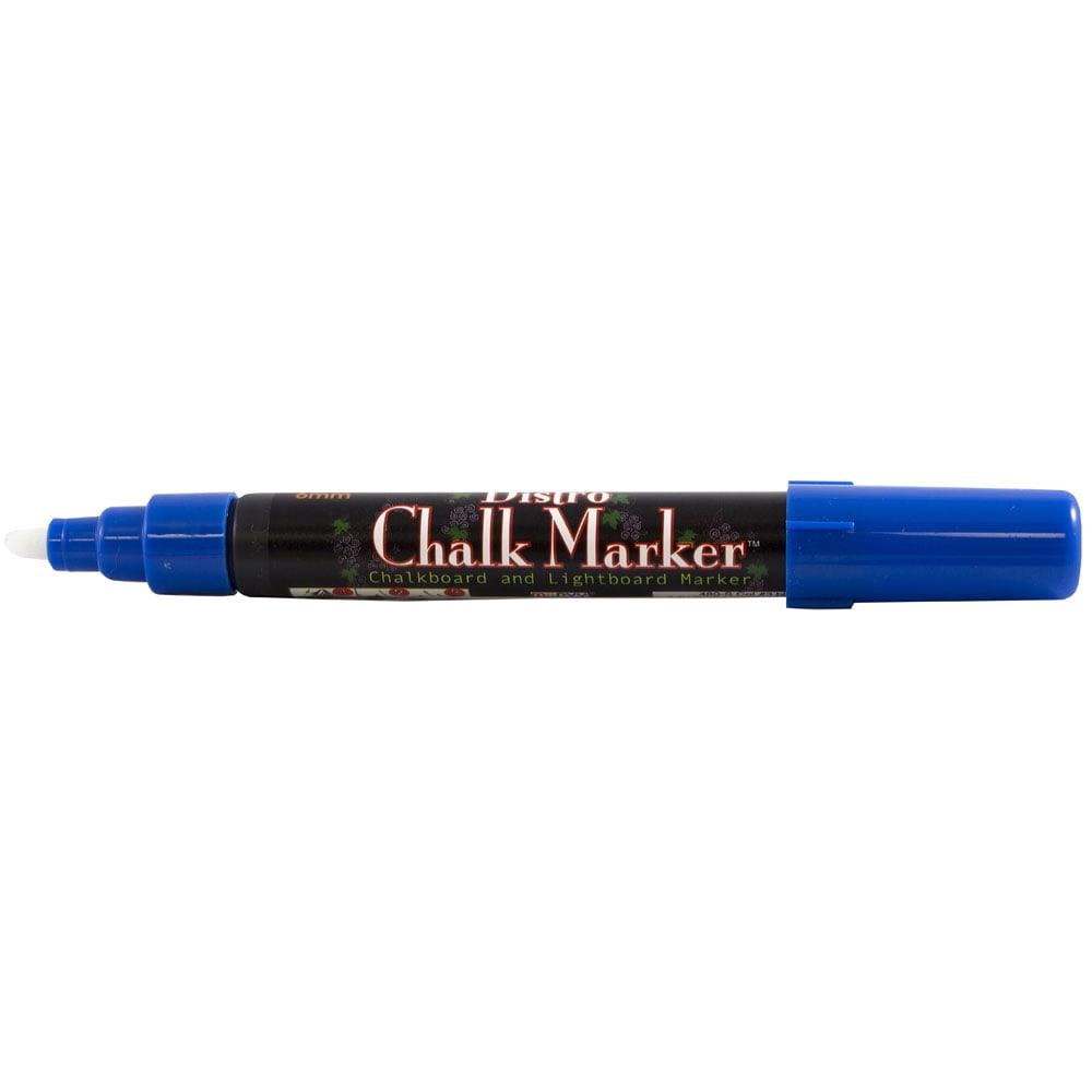 Marvy Uchida Broad Point Chalk Marker, Blue, 1/Pack