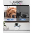 thumbnail image 6 of 3MP Indoor  Camera, 5GHz/2.4GHz WiFi Camera,  Camera for , 360?Pan  Cameras with Motion Detection & One-Touch Call, Night Vision, Compatible with Alexa,, 6 of 7