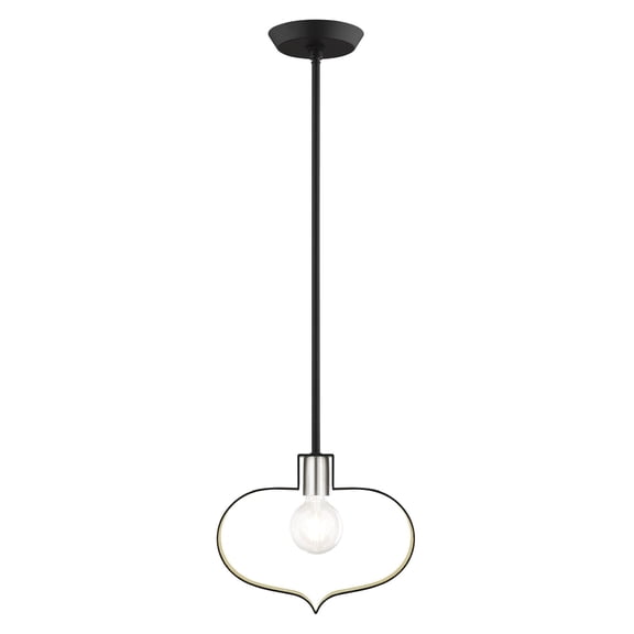 Livex Lighting - Meadowbrook - 1 Light Pendant in Modern Style - 11.5 Inches