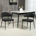 thumbnail image 2 of Set of 2 Belden Brown Woven Rope Fabric Dining Chair with Plastic Frame, 2 of 8