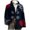 Navy, variant on Birdeem Men's Dress Coat, Corduroy Ceremonial Coat with Print Pocket Button, Party Wear