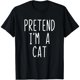 thumbnail image 1 of Disfraz de Gato para Halloween: Playera Negra y Blanca Fácil - Regalo Unisex Tallas S-3XL, 1 of 7
