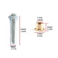 thumbnail image 2 of 1 Set Car Door Repair Kit Aluminum Alloy Hinge Repair for D22 4 Pin Bushing Repair Left Right Replace, 2 of 8