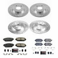 thumbnail image 3 of PowerStop Front and Rear Z23 Evolution Sport Carbon-Fiber Ceramic Brake Pad and Drilled & Slotted Rotor Kit Fits: MAZDA Select Models K7608, 3 of 10