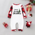 thumbnail image 2 of Zwiiyzr Christmas Pajamas for Family for Baby Christmas Men Plaid Printed Blouse Tops+Pants Family Matching Pajamas Set 2025 Multicolor, 2 of 4