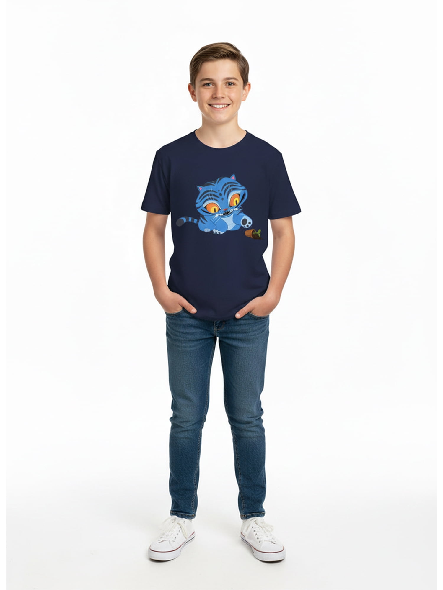 Kpop Demon Hunters, Boys' & Big Boys' Graphic T-Shirt, Chiby Derpy, Sizes XS-XXL