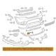 thumbnail image 3 of Car Front Bumper Tow Hook Cover Retractor Cover Tow Hook Cover For Dodge Journey Crossroad 2011- 1TX87TZZAB, 3 of 5