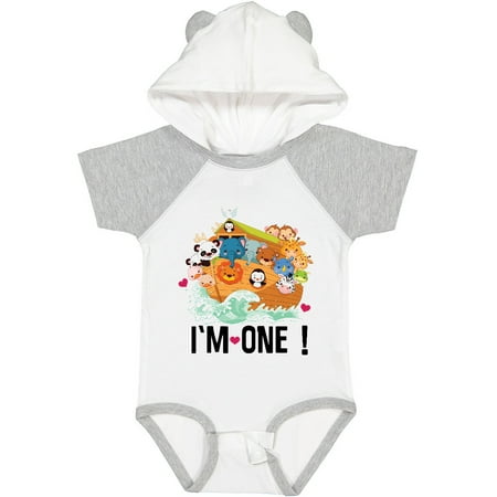 

Inktastic 1st Birthday Animal Baby Ark Gift Gift Baby Boy or Baby Girl Bodysuit