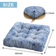 thumbnail image 7 of 22x22in Square Meditation Cushion - Floral Velvet Floor Pillow for Kids Adults, Pets Sleep Mat Gym Yoga Seat Cushion with Handle, Perfect for Home Bedroom Livingroom, Office, School Sitting, 7 of 7
