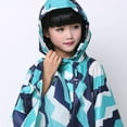 thumbnail image 6 of IROINNID Kids Raincoat Girls Boys Hooded Quick Dry Cape Raincoat, 6 of 9