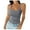 Gray, variant on Aayomet Womens Summer Tops Women Rhinestone Fringe Zip Back Sleeveless Round Neck Fitted Crop Tank Tops,White XL