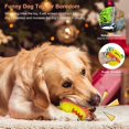 thumbnail image 4 of Juguete para masticar perros, juguete multifuncional para mascotas, juguetes para encoger molares, juguete de pelota de goma para limpieza de dientes para perros, juguete para masticar perros (yoy) Feliz Sencillez, 4 of 5