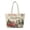 Christmas Red Truck Print, variant on HUIACONG Vintage Snowman Cardinal Pattern Stitched Padded Handle Tote Bag Featherweight Large Capacity Festive Shoulder Purse for Christmas Shopping Travel Holiday Parties Daily