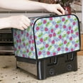thumbnail image 6 of KLL Strawberry And Flowers Print 2 Slice Toaster Dust Covers Kitchen Small Appliance Cover with 2 Pockets,Can hold Jam Spreader Knife & Toaster Tongs (11.4 x 7.9 x 7.5), 6 of 6