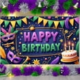 thumbnail image 3 of Colorful Banner Masquerade Mask Birthday Party Display Feather Decor Star Pattern Masquerade Backdrop for Birthday Party Masquerade Ball Photo Shoot, 3 of 9