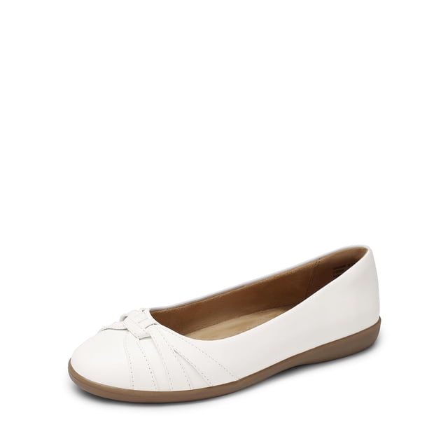 Zapatos DREAM PAIRS Balerinas Blancas Sin Cordones para Mujer Talla 7.5