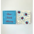 thumbnail image 1 of MuralMax Home Family Blessing Inspirational Bible Verse - Modern Blooming Poppies Floral Canvas Art - Wall Decor For Living, Dining Rooms & Master Bedroom Color Teal - Set of 2 - Size-12x12, 1 of 5