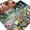 Pink Yellow Green, variant on 6'x9' Area Rugs, Colorful Floral Spring Indoor Outdoor Area Rug for Living Room Bedroom, Daisy Green Forest Pastoral Washable Bathroom Rugs Kitchen Floor Carpet Mats Home Decor Aesthetic