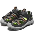 thumbnail image 3 of DADAWEN Boys Sandals Closed-Toe Summer Outdoor Sport Water Shoes Brown 5 Big Kid, 3 of 6
