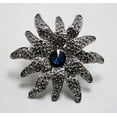 thumbnail image 5 of Trendy Crystal Sun Shape Brooch Pin For Women Sun Shape Statement Rhinestone Brooch, Bridal Brooch,, 5 of 9