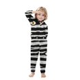 thumbnail image 6 of SDNall Hallowen Pajamas Family Boys Girls Hallowen Fashion Bandage Print Plush Long Sleeved Jumpsuit Family Parent-Child Wear Kid, 6 of 8