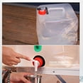 thumbnail image 3 of 18L Portable Plastic Collapsible Water Container with Faucet Screw Cap for Travel Kitchen, 3 of 5