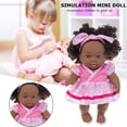 thumbnail image 3 of Muñeca Reborn Black Baby Doll con pelo rizado Vinilo Kid Play House Toy (Q8-002) Ndcxsfigh  Nuevos Originales, 3 of 8
