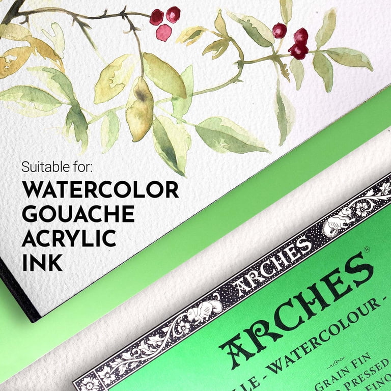 Arches Aquarelle Watercolor Paper Block, Cold Press photo 4