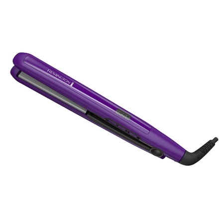 Remington 1” Flat Iron with Anti-Static Technology, Hair Straightener, Purple,