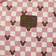 thumbnail image 7 of Disney Mickey Mouse Adult Pink Checkered 16.5" Travel Backpack, 7 of 7