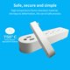 thumbnail image 5 of Ganfancp Enchufe Inteligente Estándar Ee.Uu. Sin Cable Convertidor Usb con Dos Orificios Usb-A Protección Contra Sobrecarga Material Ignífugo Ofertas Del Día Enchufe Sin Cable X 1, 5 of 7